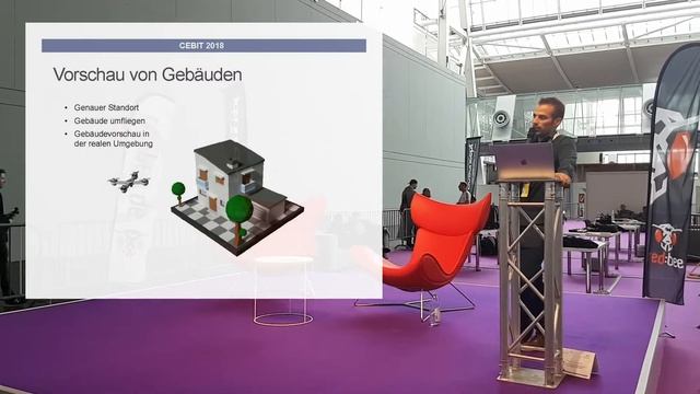 DronOSS - Talk "Augmented Reality for drones with the ARbox" @ CEBIT 2018 (DE) смотреть онлайн