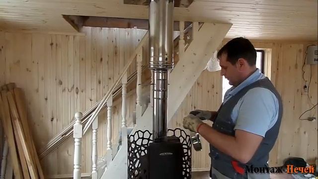 Монтаж-отопительной печи Сафари Лайт смотреть онлайн