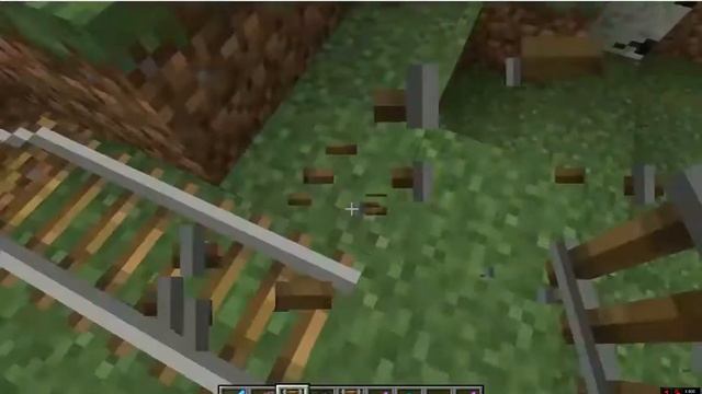 Майнкрафт #Железная дорога, рельсы, вагонетка в Майнкрафт# Minecraft game смотреть онлайн
