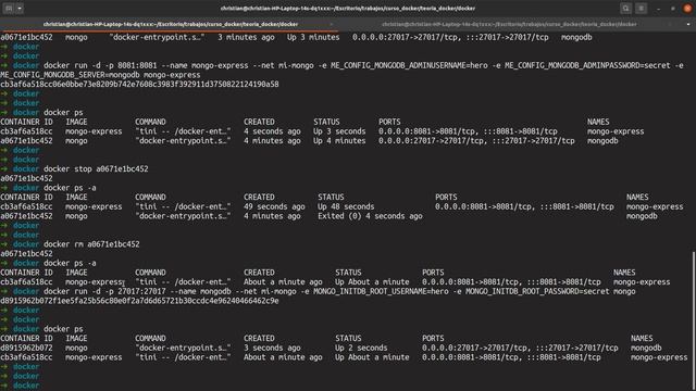 Mongo y mongo-express en docker смотреть онлайн