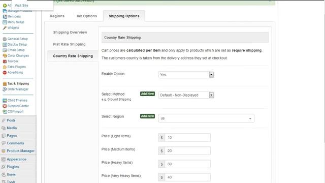 Responsive Shopping Cart - Shipping Setup смотреть онлайн