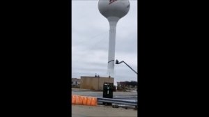 water tower demolition 2