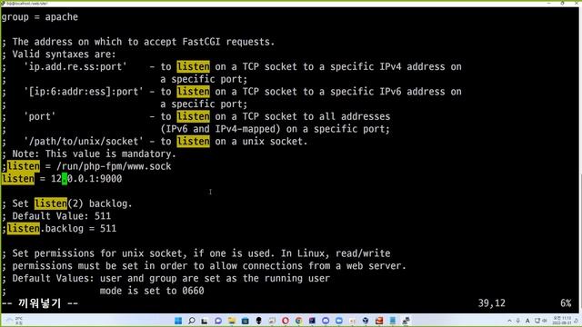 22 08 31, ken 9340, 71강, 5단계, PHP FPM이 유닉스소켓 방식에서 TCP 방식으로 통신방식을 바꾸도록 작업 смотреть онлайн