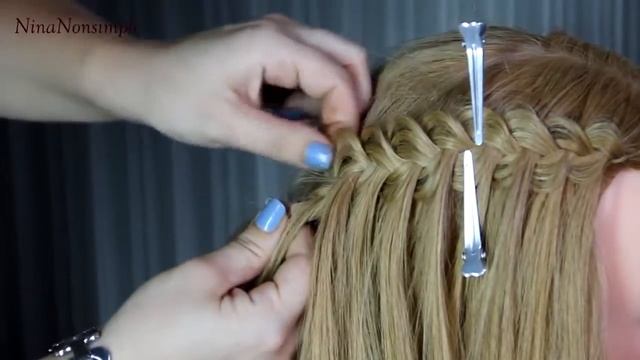 ПРИЧЕСКА на ВЫПУСКНОЙ  ЛОКОНЫ  ЦВЕТОК  ВОДОПАД  Сurly Hairdo With Hairflower  Ni