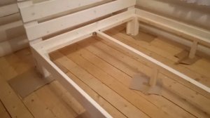 Простая кровать своими руками! 160см×200см.