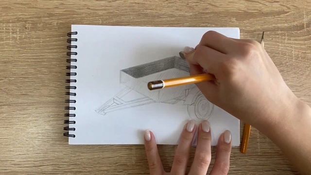 Как нарисовать прицеп карандашом | Рисунок для начинающих поэтапно смотреть онлайн