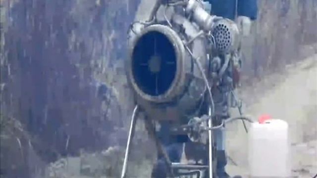 Запуск газотурбинного двигателя (ГТД) 9И56 смотреть онлайн