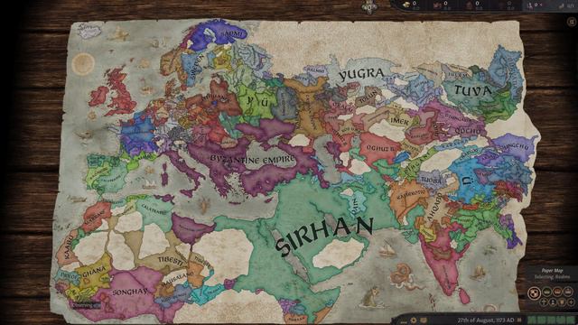 Crusader Kings 3 Timelapse - 867 to 1456 (Random Faiths) смотреть онлайн