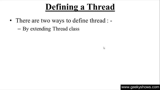 298. Defining a Thread in Java Programming (Hindi) смотреть онлайн