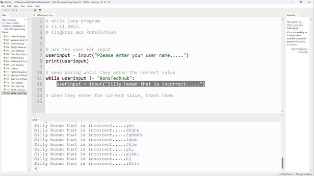 Basic Python Tutorial | Part 17 | WHILE LOOP "Iteration" Python (2022) смотреть онлайн