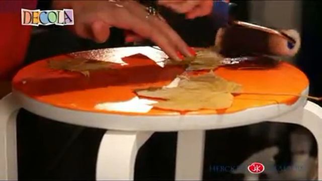 Декорирование  табурета