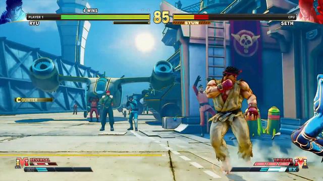 Street Fighter 5 - Ryu Vs Seth (LEVEL 8) смотреть онлайн