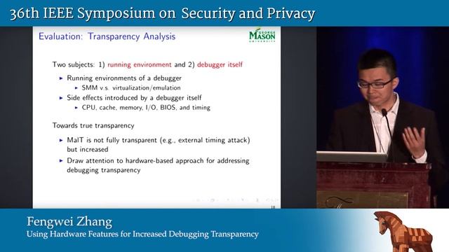 Using Hardware Features for Increased Debugging Transparency смотреть онлайн