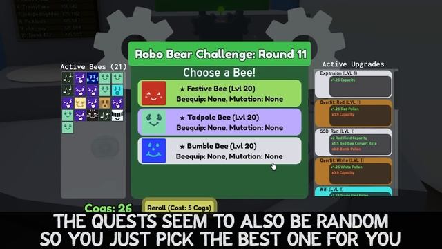 NEW! Robo Bear Challenge! Bee Swarm Simulator смотреть онлайн