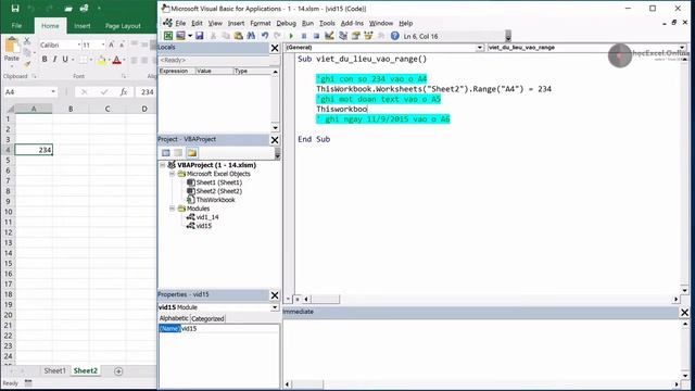 VBA Excel | Bài 2.10 смотреть онлайн