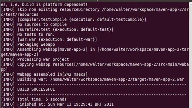 Basic Maven based web application смотреть онлайн