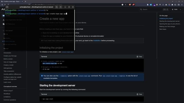 react native and laravel - login - installing react native expo #3 смотреть онлайн