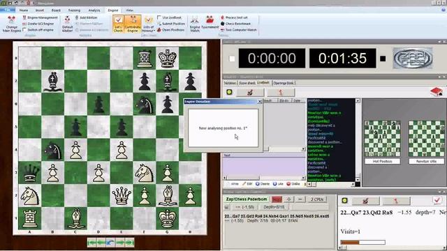 Fritz13 Earning credits by contributing your chess engine to analyze positions submitted by others смотреть онлайн