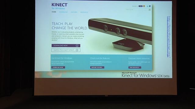 2012/12/7 自然人機介面技術研討會 開場&Kinect for Windows SDK簡介1 смотреть онлайн