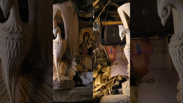Процес резьбы -"Павлин" смотреть онлайн