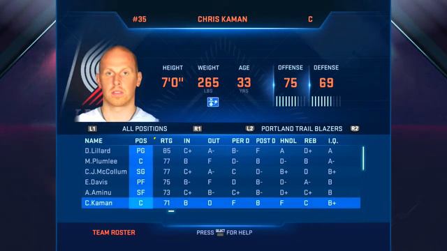 NBA 2K16 Gameplay Portland Trail Blazers Team Roster Update 12 18 2015 смотреть онлайн