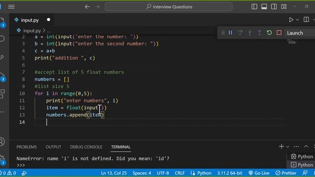 How to Accepts input from User in Python | Python Interview Questions in Telugu смотреть онлайн