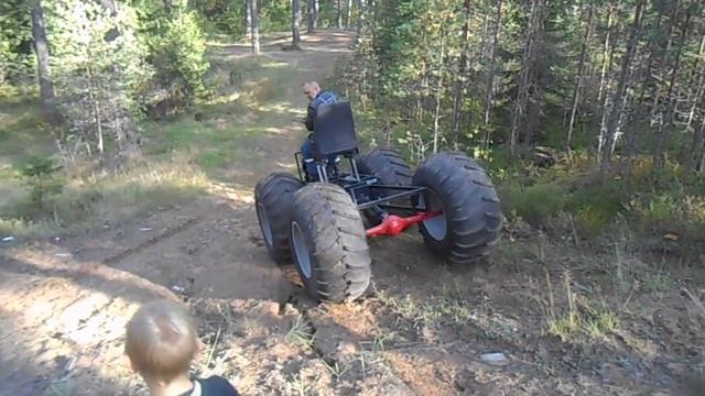 вездеход Ряска обкатываем сцепление