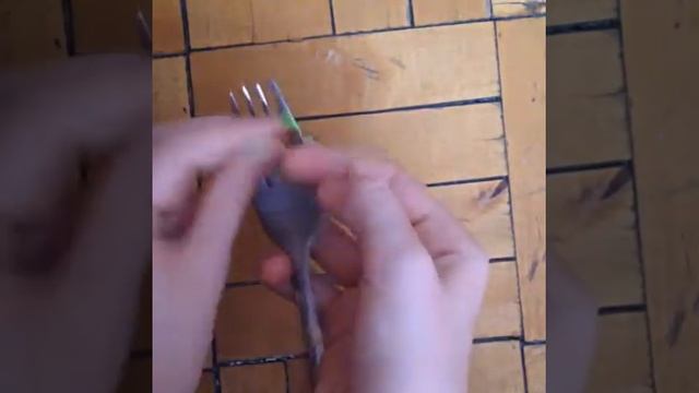 Бантик на вилке|для поделок| смотреть онлайн