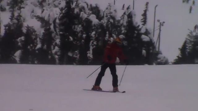 SkiFactor, горные лыжи обучающее видео-повороты из упора-stem turns.mpg смотреть онлайн