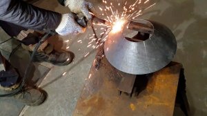 Как просто изготовить усеченный конус (конус) из металла 2 мм. Простая гибка металла