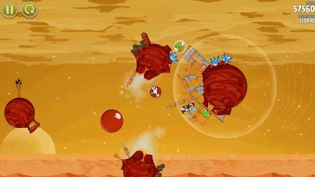 Angry Birds Space Red Planet - Level 5-26 / 3 stars смотреть онлайн