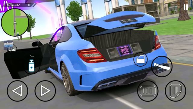 AMG Mercedes Driving On Open World Map - Jetpack And Helicopter Flight - Android Gameplay смотреть онлайн