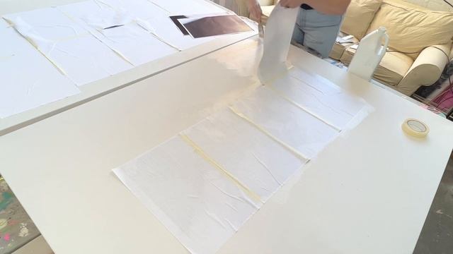 How To Photo Transfer LARGE Images | Image Transferring Onto Canvas смотреть онлайн