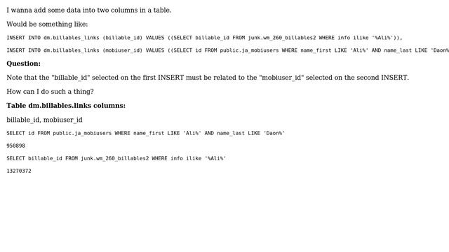 Databases: INSERT INTO + Selects - PostgreSQL 9.2 смотреть онлайн