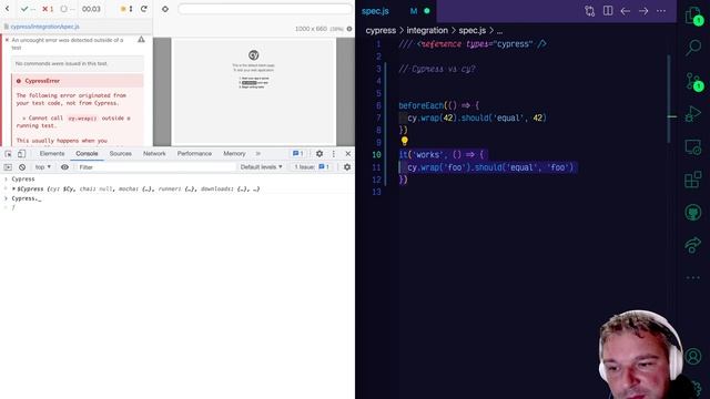 Cypress vs cy Difference Explanation смотреть онлайн