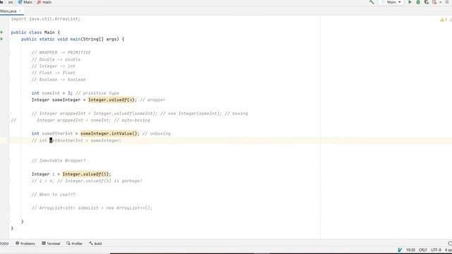 WRAPPER CLASSES AND PRIMITIVE TYPES смотреть онлайн