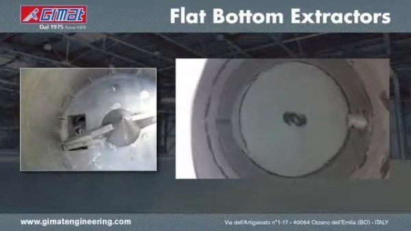 Bin discharger for hoppers and tanks - Flat Bottom Extractors by Gimat Engineering