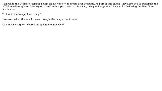 Wordpress: How to link to img src using HTML email template in WordPress? смотреть онлайн