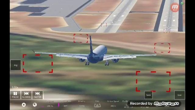 infinite Flight simulator. Airbus A 330-300. Очень мягкая посадка. смотреть онлайн