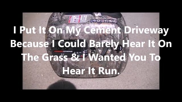 Powerstroke REALTREE 2100-Watt Gasoline Powered Digital Inverter Generator смотреть онлайн