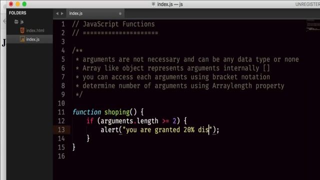 Javascript Tutorial Part #029 Function arguments# PROACTIVE Tutorial смотреть онлайн