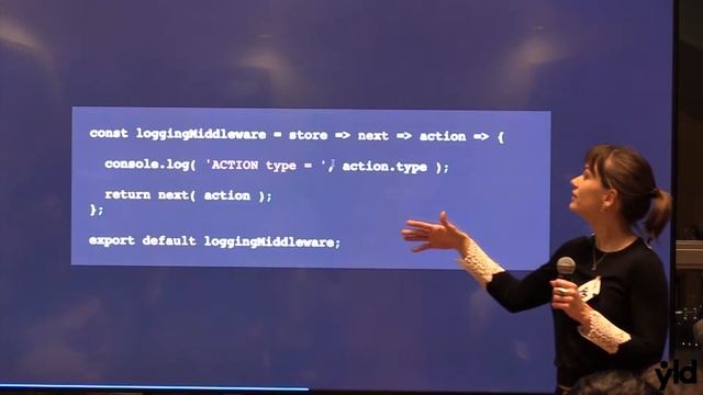 How to build a Redux middleware for analytics - Judit Greskovits - ReactJS Girls London смотреть онлайн