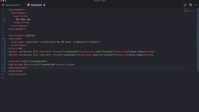 Ionic QR Code Generator & Reader смотреть онлайн