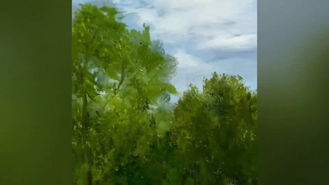 Картина "Лесная дорога" Масло, холст на картоне 20 х 25 см (2500 р) смотреть онлайн