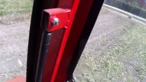 Самодельная цепная Косилка  в работе с трактором т-25