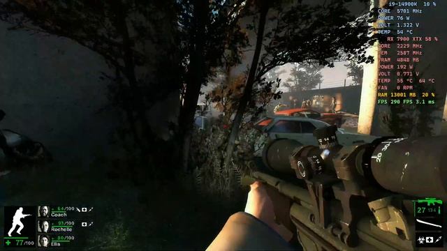 Left 4 Dead 2: I9-14900K Benchmark смотреть онлайн