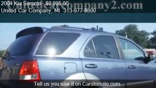 2004 Kia Sorento EX 4WD - for sale in Detroit, MI 48219 смотреть онлайн