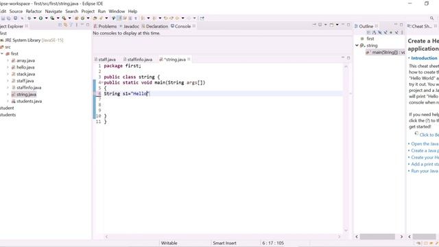 Java tutorial - for beginners : #4 String methods смотреть онлайн
