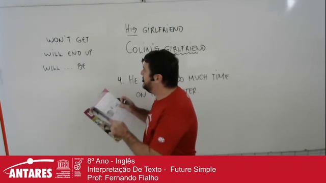8º Ano - Inglês Interpretação De Texto -  Future Simple - Prof: Fernando Fialho