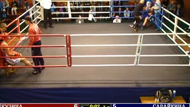 Чемпионат Москвы по боксу финал КУЗИНА _САРАЙКИНА 2012г смотреть онлайн